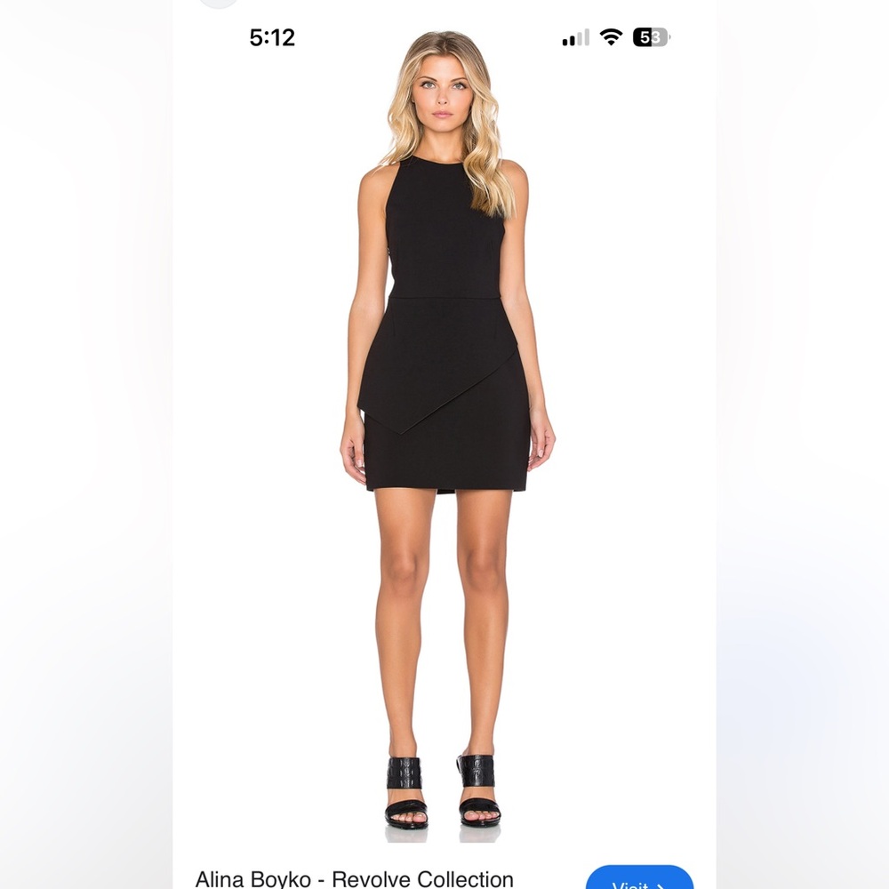 Halston Heritage Black Mini dress